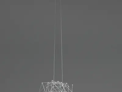 Quasar Holland Cosmos chandelier 3D model