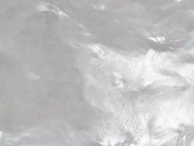 Crumpled Distorted Metal Sheet PBR Seamless Texture