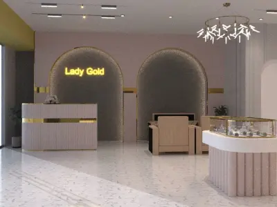 showroom cosmetics 3D print model