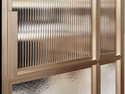 Glas italia door 4 3D model