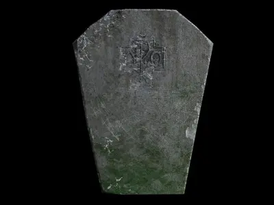 Old Gravestones 3D Model Pack