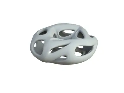SciFi Cube Object No 65631 Low Poly Shape Low-poly 3D model