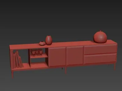 chest of drawers 16 3D model