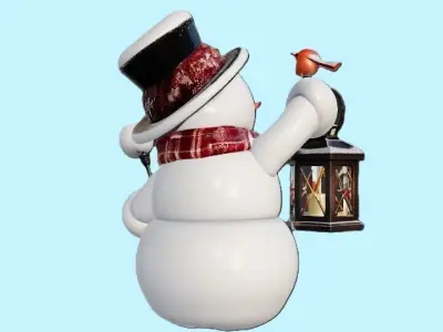 Snowman Free 3D print model