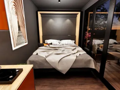 Tiny House TIMO on 15m2 3D model