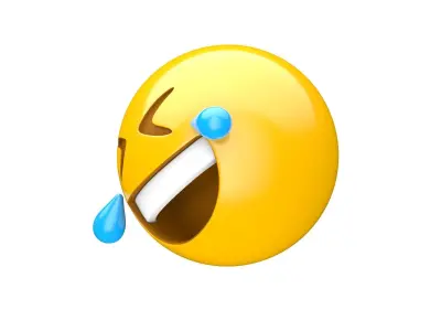 Apple Rolling on the Floor Laughing 3D model