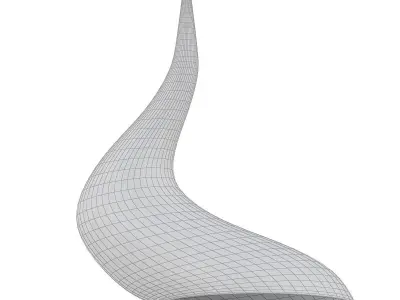 Een vallende 3D model