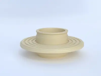 Circular bench for architecture-props 3D print model