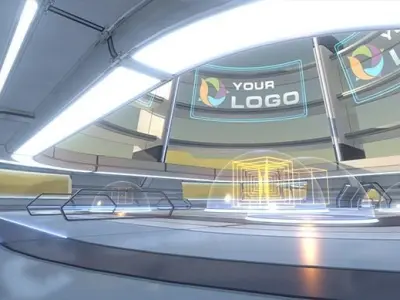 3D Showroom Level Kit Vol 8 Low-poly 3D model