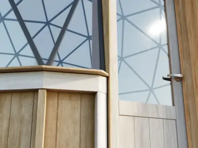 Geodesic dome Greenhouse 3D model