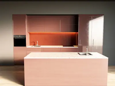 41-Kitchen5 glossy 4 3D model