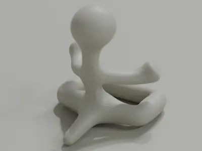 Goofy Phone Stand 3D print model