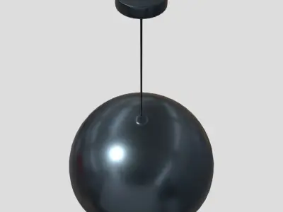 Ceiling Lamp 3 Low-poly 3D model