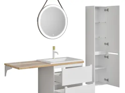 Jorno Wood 122 L-R for washing machine 3D model