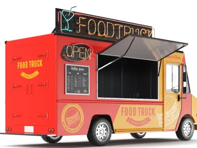  Detailed Food Truck And Cart 