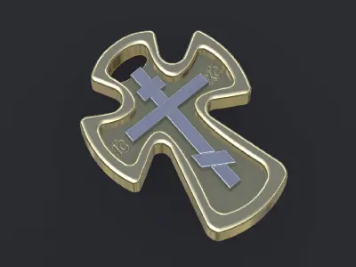 Orthodox cross cnc model or  3D print model