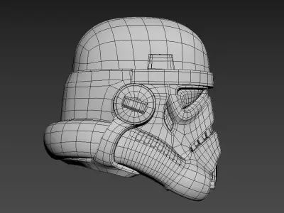ORIGINAL STAR WARS STORMTROOPER HELMET MODEL 3D model