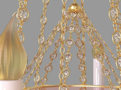 Chandelier lux 3D model get