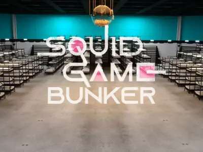 Squid Game Bunker Low-poly 3D model