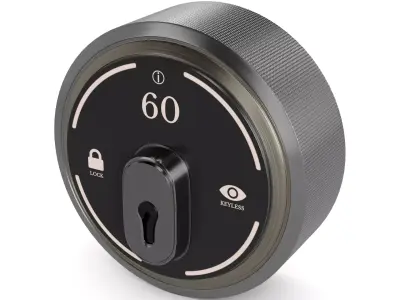 Smart Door-lock Low-poly 3D model purchase
