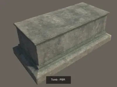 Stone tombs - PBR 3D Model Pack