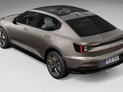 2023 Polestar 2 3D model