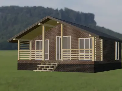 BRICK HOUSE 3D model buy