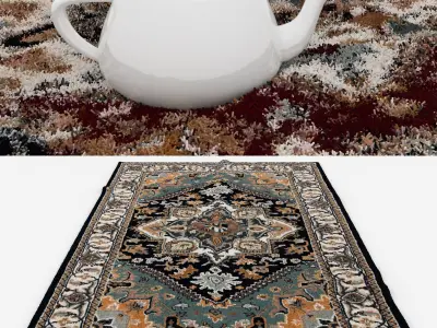 Rugs No 748 Low-poly 3D model