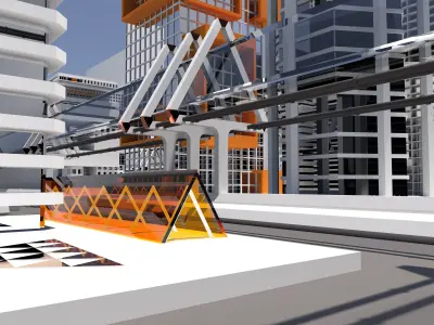 Future City Free 3D model