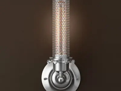 EDISON PERFORATED METAL SCONCE 3D model