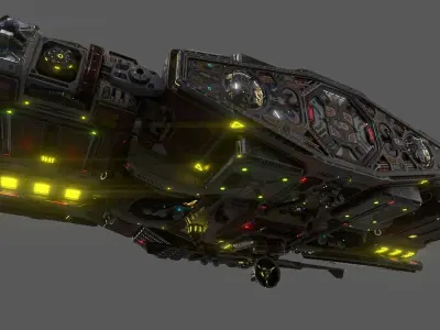 Imperial Assault Ship Section 3D model