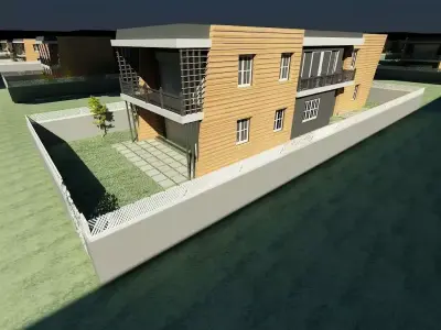 EXTERIOR OF VILLA 3D model