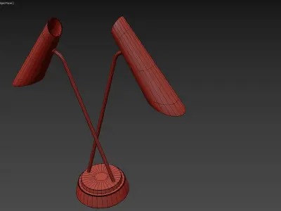 FRANCA DOUBLE PIVOTING TASK LAMP 3D model