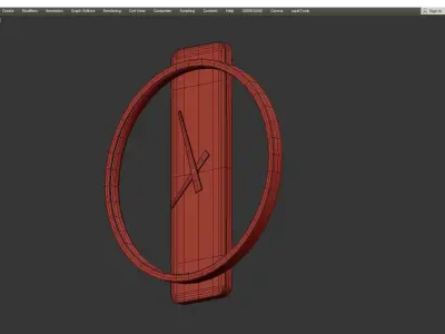 TIME SCONCE Low-poly 3D model