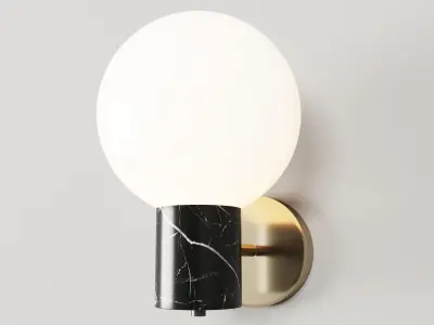 Bohrer 1-Light Armed Sconce 3D model