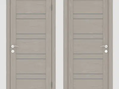 ArchViz Interior Door including hardware - Style Vision 8 3D model