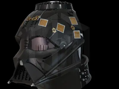 Darth Vader Episode VI Helmet 3D print model