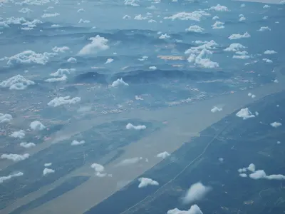 Wusong China City Landscape 3D Model 3D model