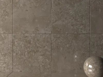 Wall Tiles Museum Solto 4D Taupe 120x120 Texture