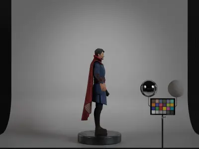 Doctor Strange Low-poly 3D model