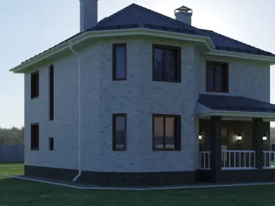 3d model of a cottage 3D model