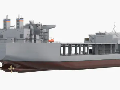  USS Lewis B Puller Expeditionary Mobile Base Simplified 