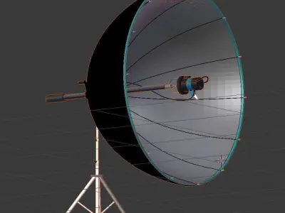 Broncolor Parabolic Umbrella Free 3D model
