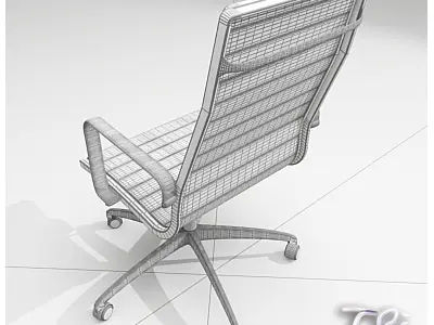 OFFICE IBERSIT LIGHT CL ARMCHAIR 3D model