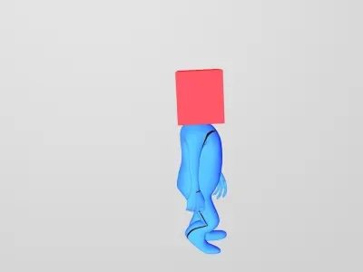 tv man  3D model