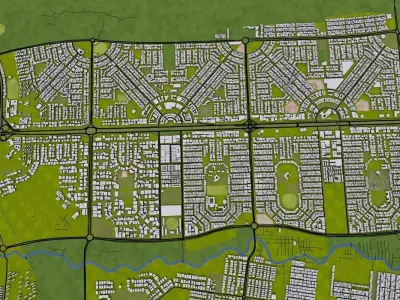 Karachi City 3D model