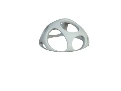 SciFi Cube Object No 48777 Low Poly Shape Low-poly 3D model