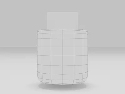 Candle Free low-poly 3D model