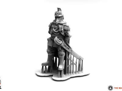 Valour Korps - Marshal Wilhelm 3D print model