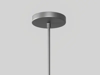 Pendant Light for Office Low-poly 3D model